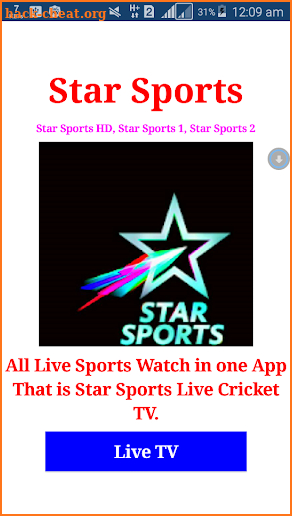 Star Sports Live Cricket TV screenshot