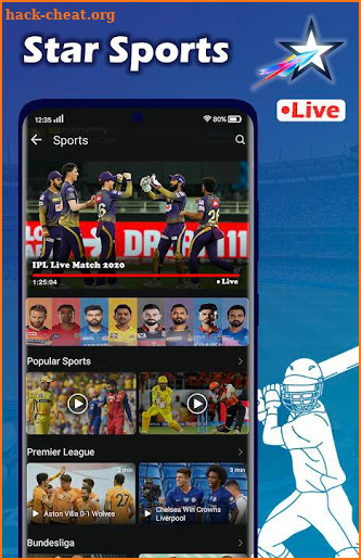 Star Sports TV : Live Cricket TV Hot IPL Guide screenshot