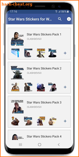 Star Wars Stickers ! WAStickerApps for Whatsapp screenshot