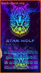 Star Wolf Keyboard screenshot