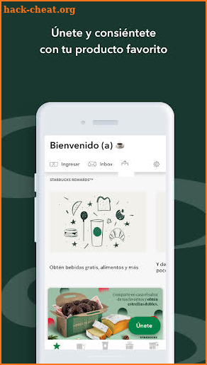 Starbucks México screenshot