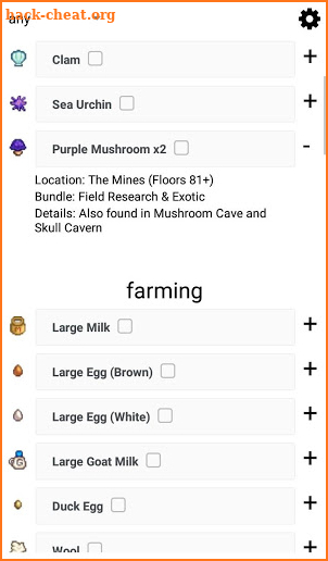 Stardew Seasonal Checklist screenshot