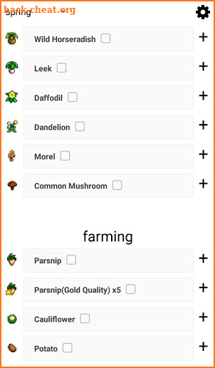 Stardew Seasonal Checklist screenshot