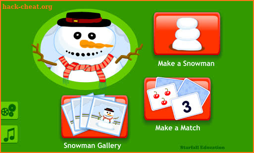 Starfall Snowman screenshot