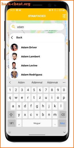 StarFinder - Celebrity and Famous people locator screenshot