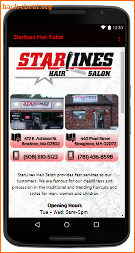 Starlines Hair Salon screenshot