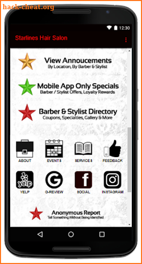 Starlines Hair Salon screenshot