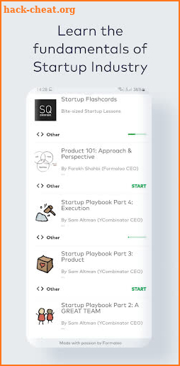 Startup 101 screenshot