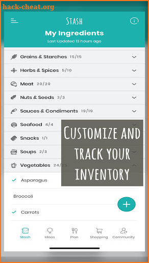 Stash: Meal Planner screenshot