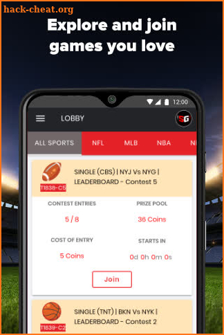 StatementGames Fantasy Sports screenshot