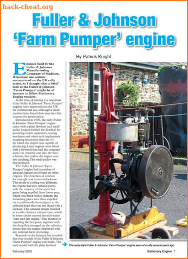 Stationary Engine Magazine screenshot