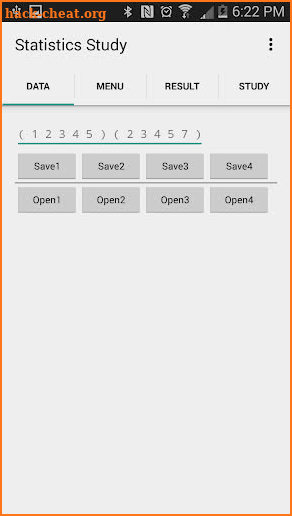Statistics Study screenshot