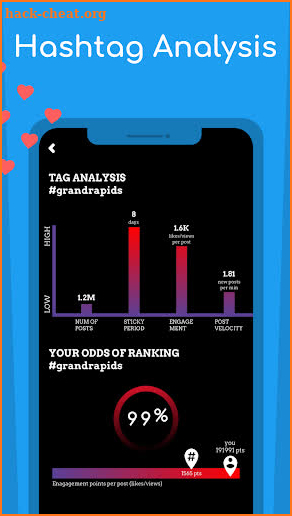 Statstory Live Hashtags & Tags App for Instagram screenshot