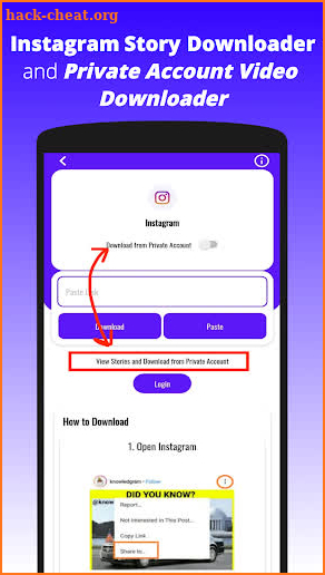 Status Downloader For Instagram WhatsApp Facebook screenshot