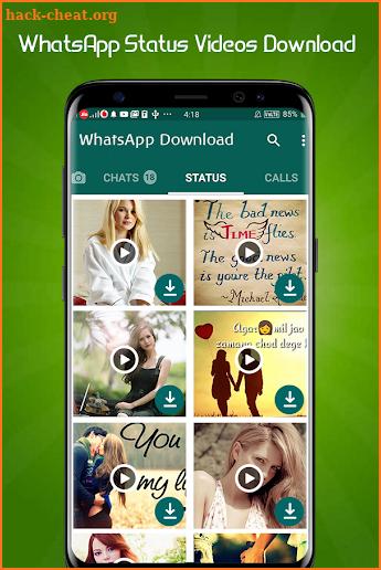 Status Downloader for Whatsapp 2018 - Status Saver screenshot