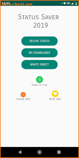 Status Saver 2019 - Video Downloader & WhatsDirect screenshot