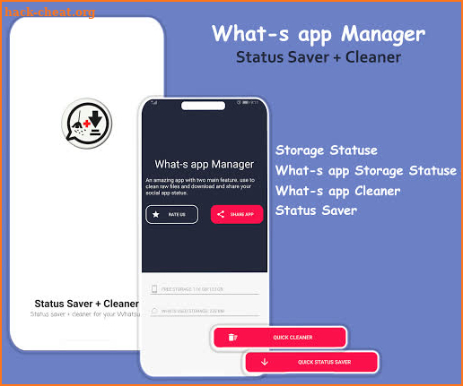 Status Saver, Whats-app Cleaner, status downloader screenshot