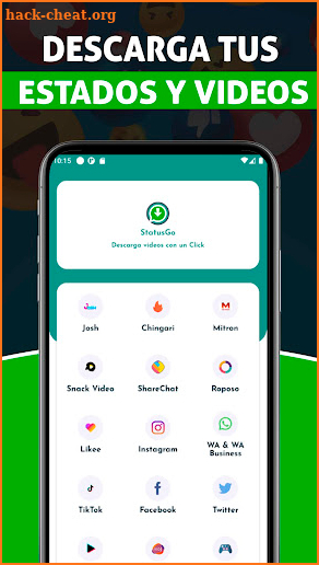 StatusGo: Descarga Estados screenshot