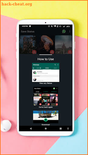 StatusSaver for WhatsApp & WhatsAppBusiness - Free screenshot