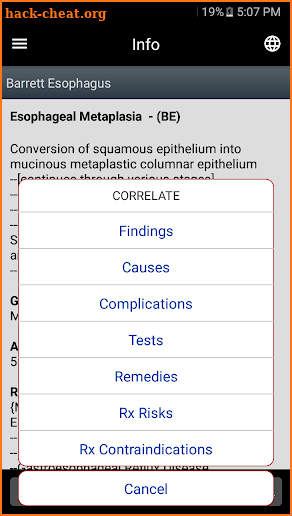 STATworkUP DDx Clinic Differential Diagnosis Guide screenshot