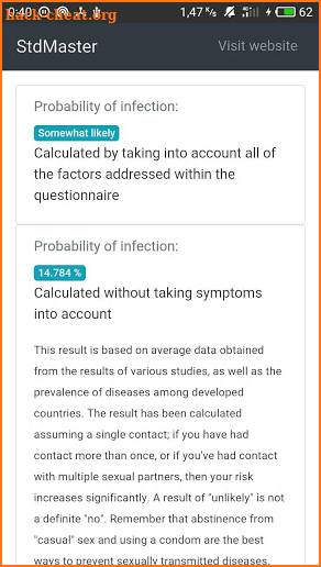 StdMaster - STD (STI) tests, treatment screenshot