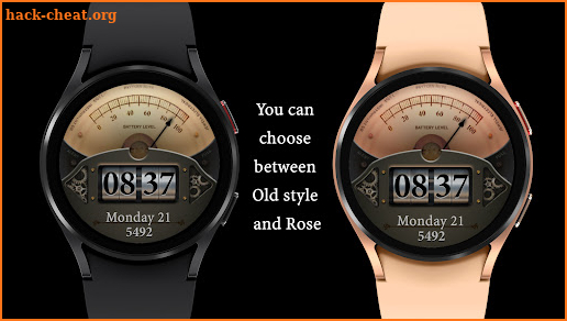 Steampunk deluxe watchface screenshot