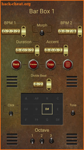 Steampunk Metronome screenshot