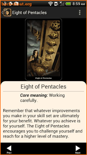 Steampunk Tarot screenshot