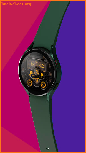 Steampunk v1 watch face screenshot