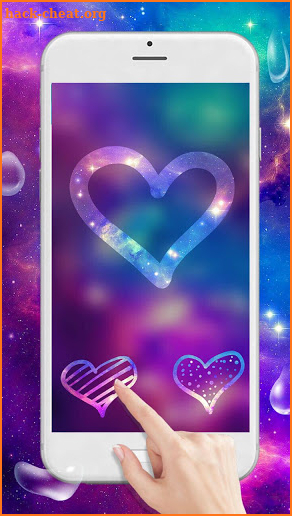 Steamy Heart 3D Live Lockscreen Wallpaper Security screenshot