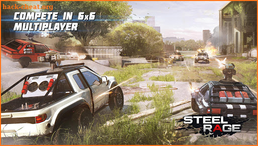 Steel Rage: Robot Cars PvP Shooter Warfare screenshot