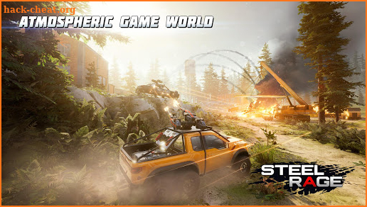 Steel Rage: Robot Cars PvP Shooter Warfare screenshot