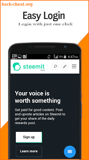 Steemit Lite screenshot