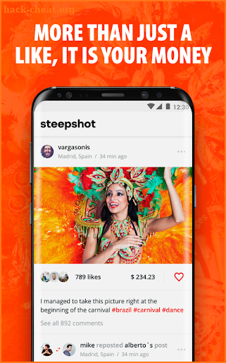 Steepshot screenshot