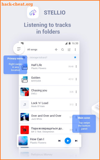Stellio - Music and mp3 Player screenshot