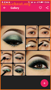 Step By Step Eyes Makeup Tutorial screenshot