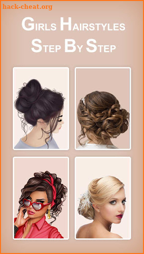 Step by Step Girls Hairstyles screenshot