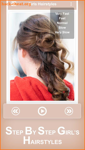 Step by Step Girls Hairstyles screenshot