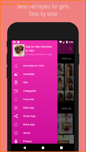Step by Step Hairstyles for Girls screenshot