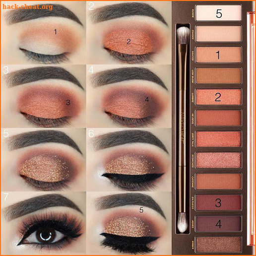 Step by step learn eye makeup screenshot