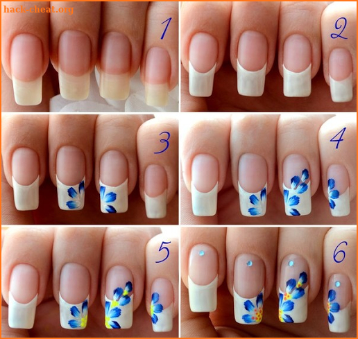 Step By Step Nail Art Tutorial. screenshot