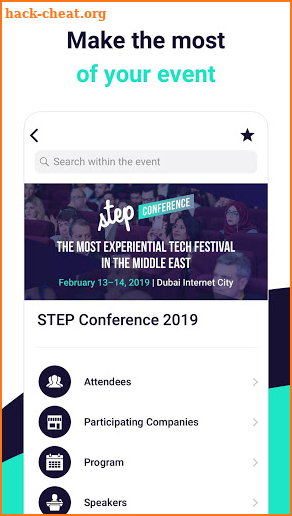 STEP Conference 2019 screenshot