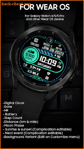 Step Up 2 - Digital Watchface screenshot