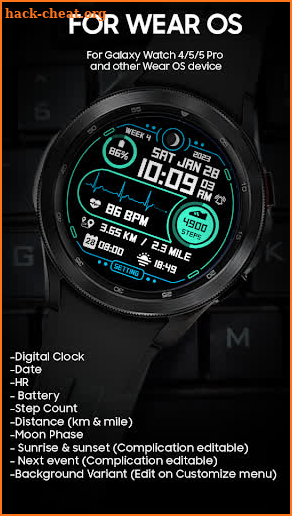 Step Up 3 - Digital Watchface screenshot