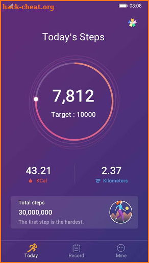 StepBud-Step and Calorie Counter,Free Pedometer screenshot