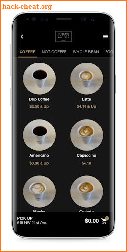 Sterling Coffee screenshot