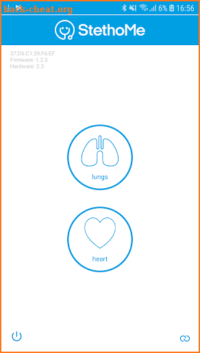 StethoMe® home stethoscope app screenshot