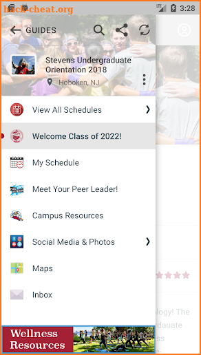 Stevens UG Orientation screenshot