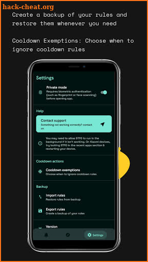 STFO, Smart Notification Manager screenshot