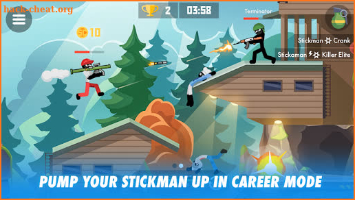 Stick Combats: Multiplayer Stickman Battle Shooter screenshot